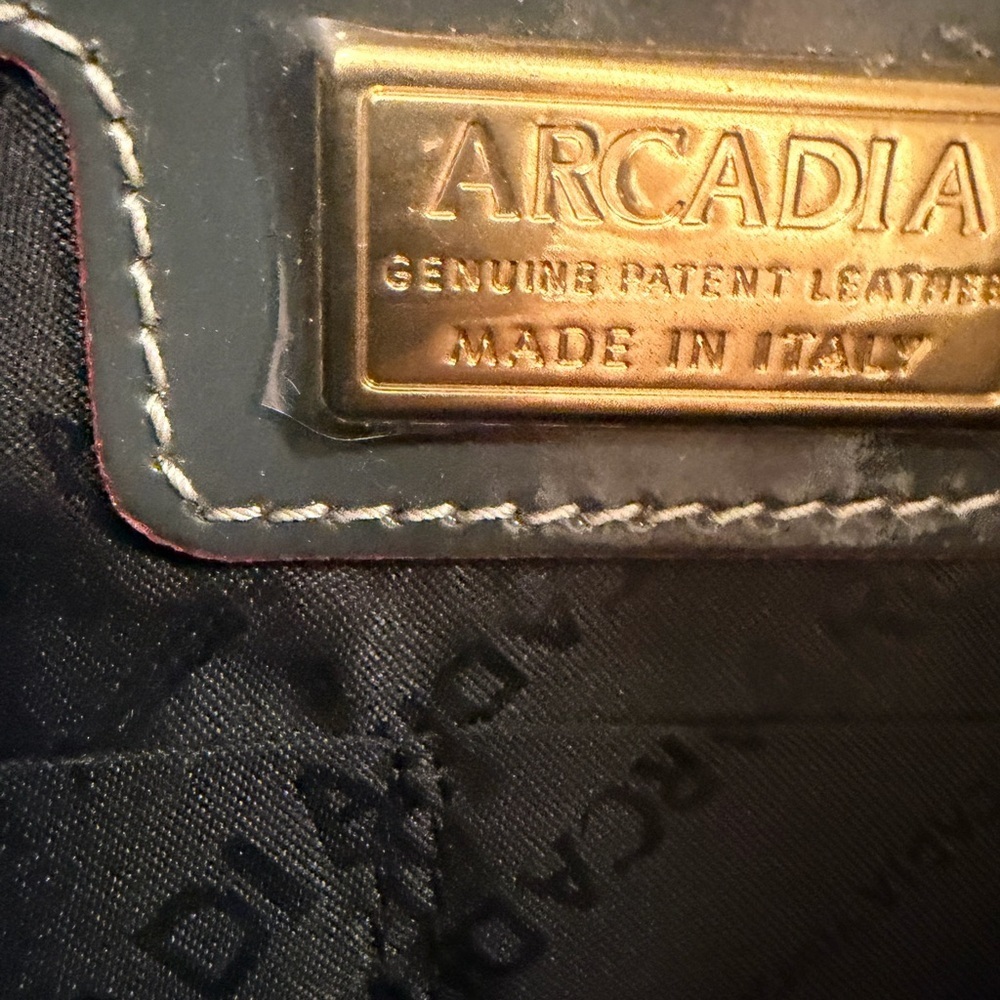 Arcadia Patent Grey Tote Bag - Picture 9 of 9